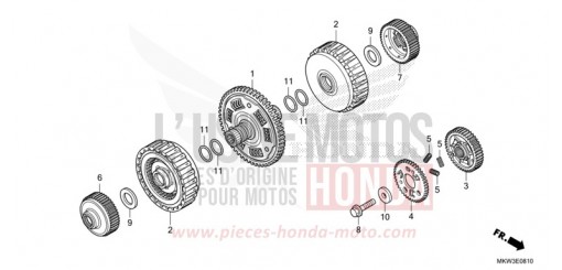 EMBRAYAGE (NC750XD) NC750XDM de 2021